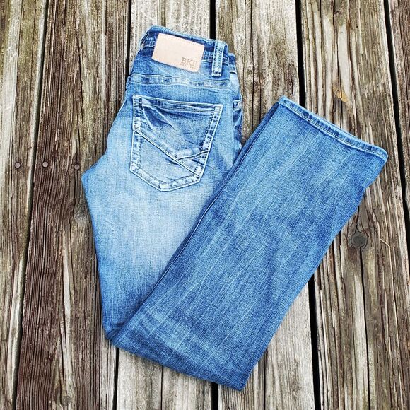 Buckle Other - BKE Buckle Jeans Mens 27x32 Blue Aiden Denim Pants Faded Washed Out Stretch